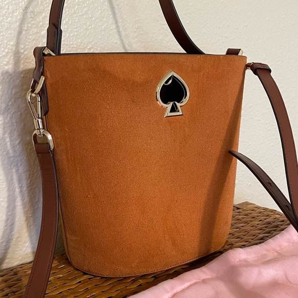 kate spade | Bags | Kate Spade Suede Brown Purse | Poshmark 